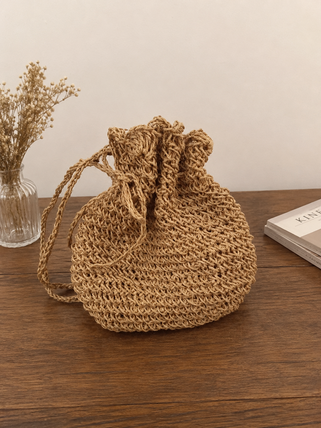 کیف توبره ای رافیا